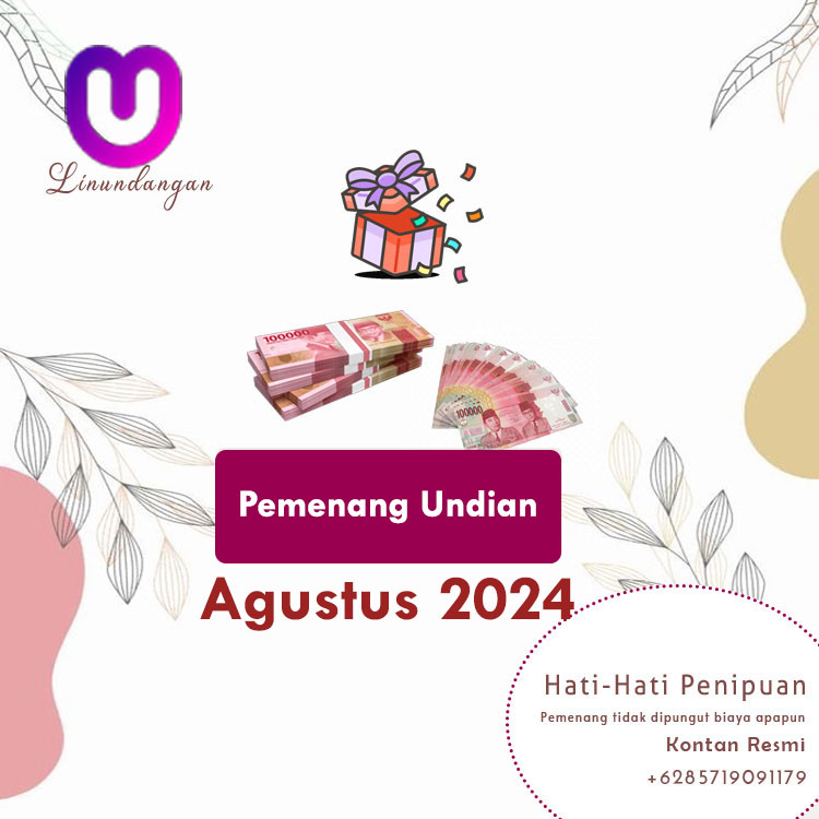 Pemenang Undian Uang Tunai Bulan Agustus 2024 Linkundangan